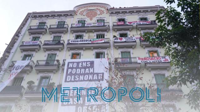 Desahucio de la Casa Orsola, en Barcelona