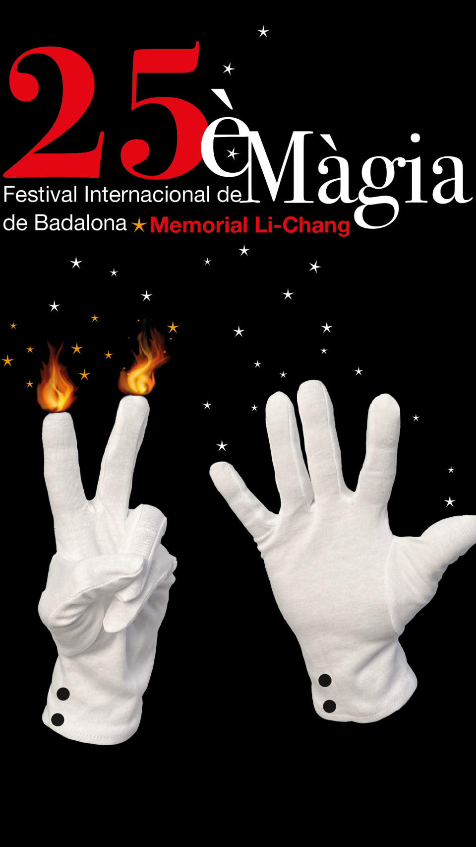 Cartel del Festival de la Magia de Badalona
