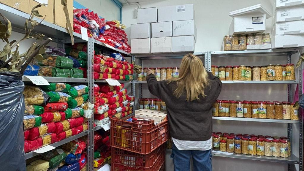 Organització dels aliments de la Trini Solidària