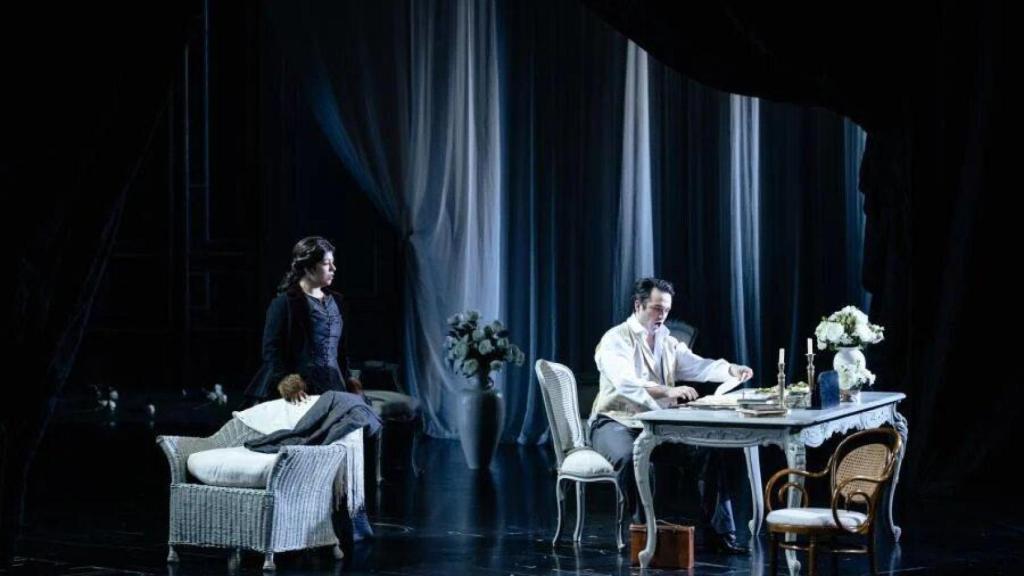 Patricia Calvache y Xavier Anduaga, en 'La traviata'