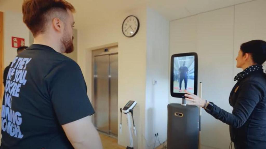 Captura del vídeo del Ibai en el lujoso gimnasio de Barcelona