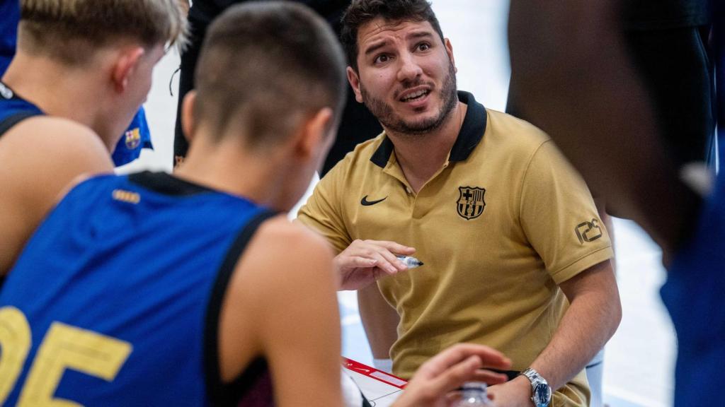 Carlos Marín, entrenador del Barça B