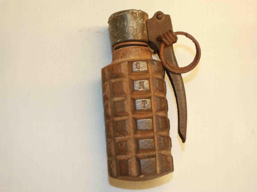 Imagen de archivo de una granada de mano de la Guerra Civil