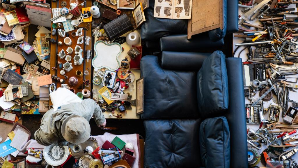 Parada d'antiguitats del Mercat dels Encants