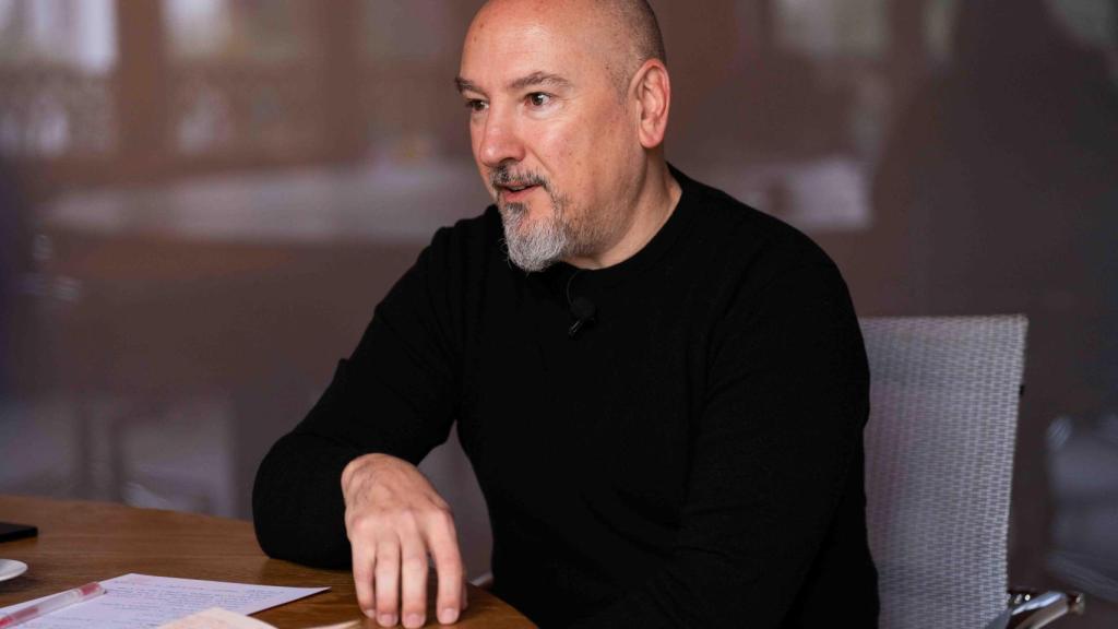 Josep Ferrando, durant l'entrevista amb 'Metròpoli'