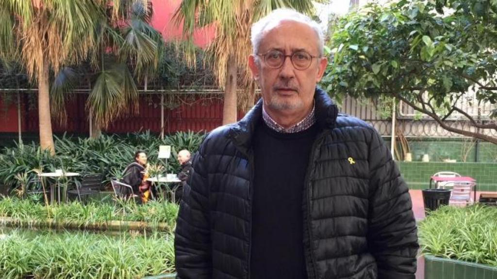 L'historiador Jordi Casassas, en una imatge al jardí de l'Ateneu Barcelonès
