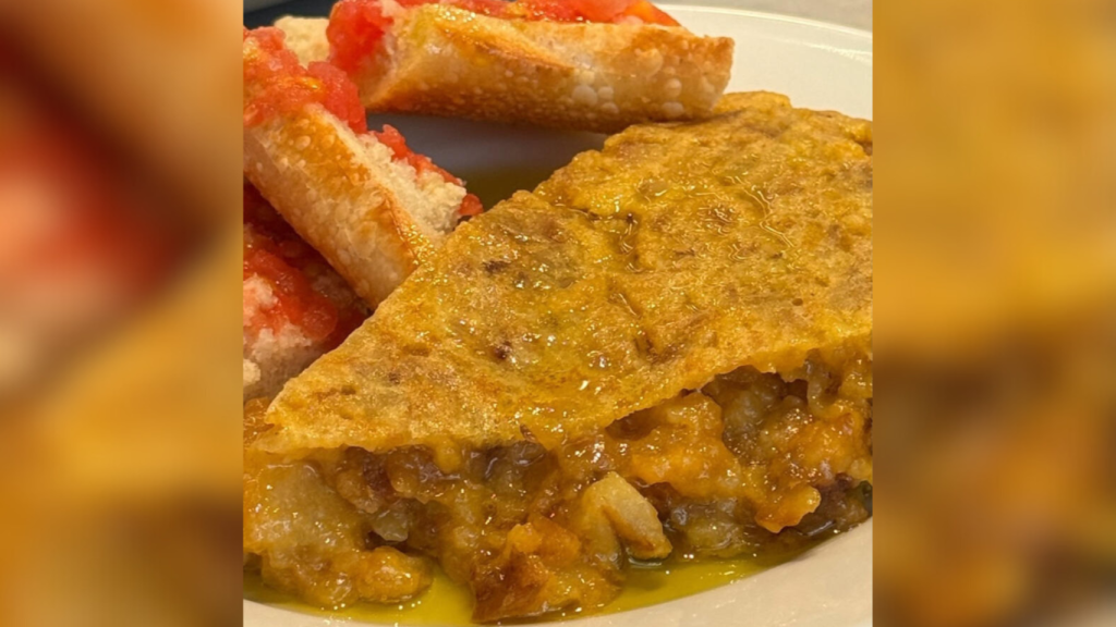 La famosa tortilla de patatas del Bar Bocata de Sarrià