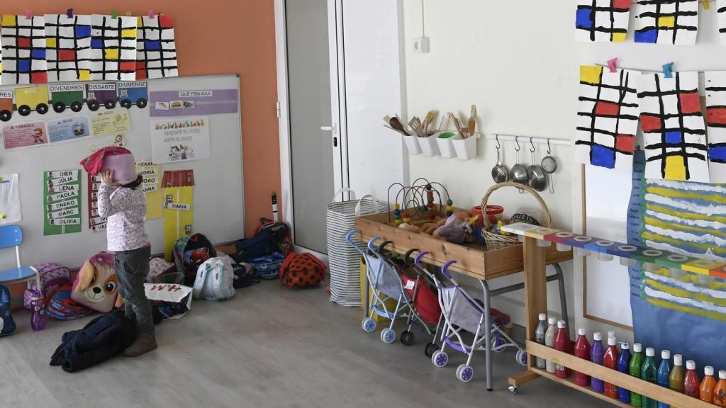 Clase de infantil del Colegio Sant Ferran de Castelldefels