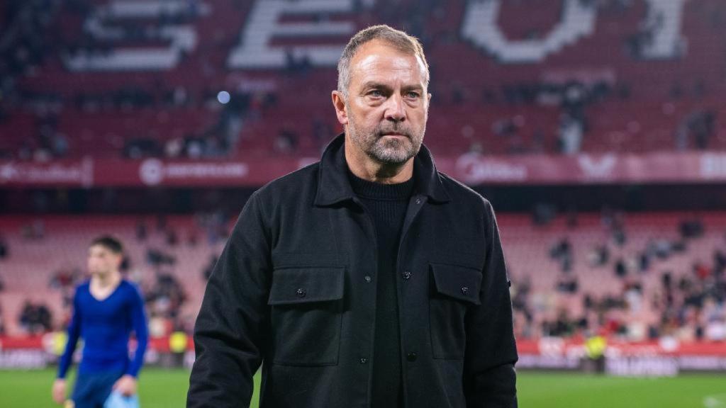 Hansi Flick, entrenador del Barça, tras la victoria contra el Sevilla en la Liga