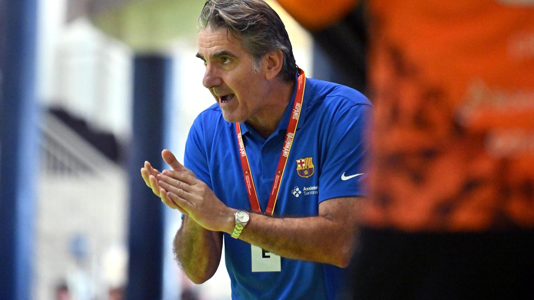 Antonio Carlos Ortega, en la final de la Copa de España de balonmano