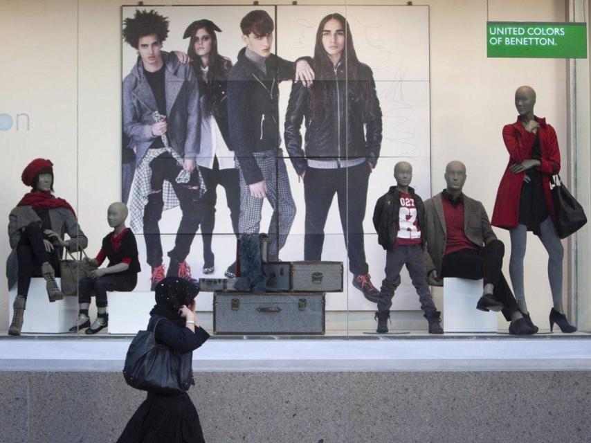 Cartel publicitario de Benetton