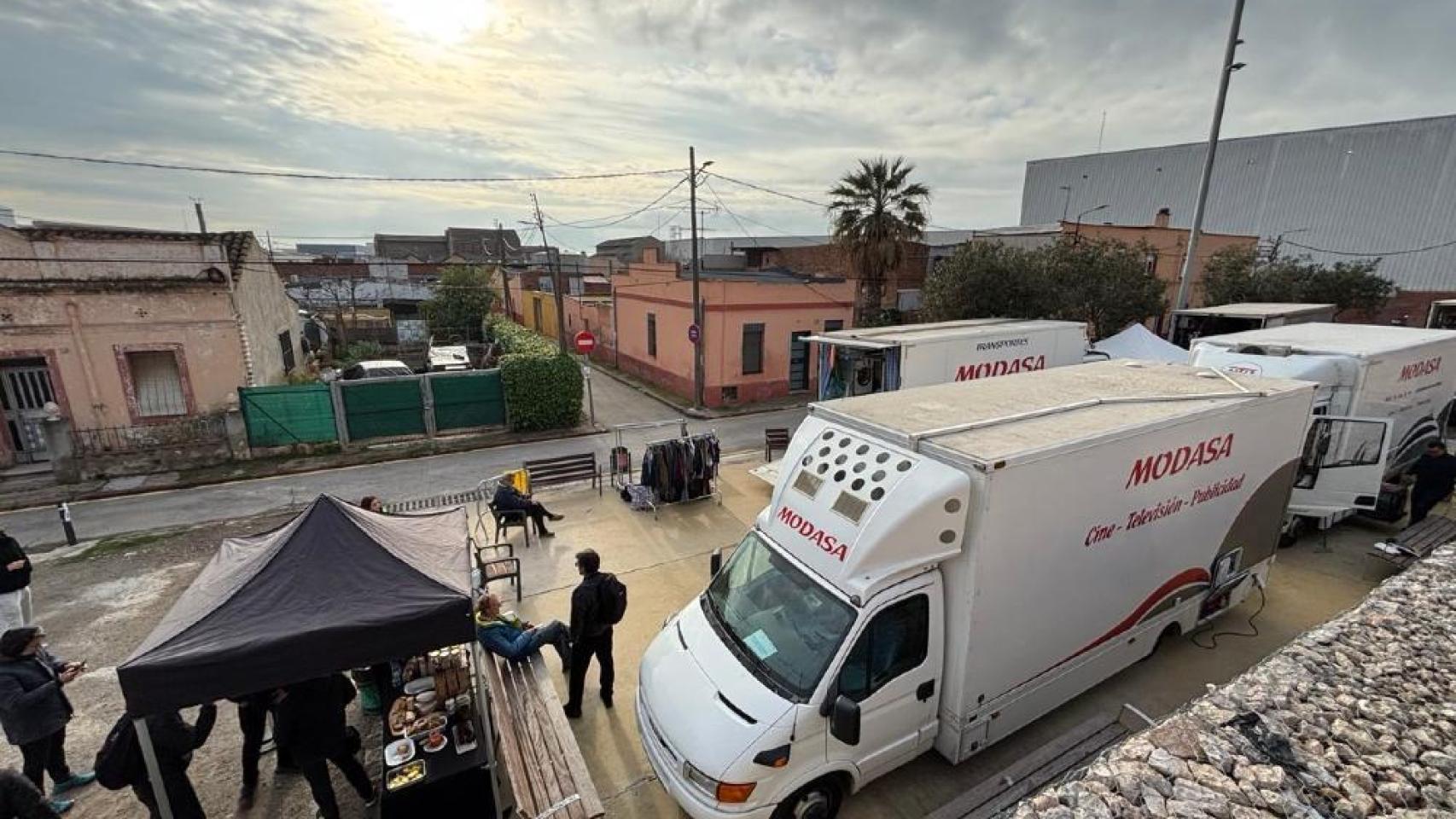 Netflix graba la serie 'Ciudad de sombras' en Gavà