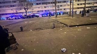 Actuación de los mossos este lunes en La Mina