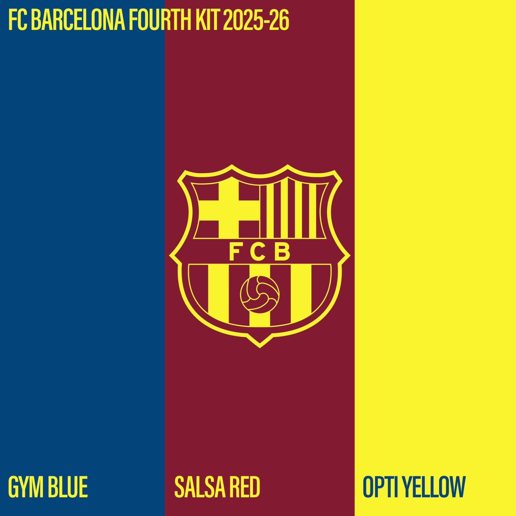 La combinación de colores de la cuarta camiseta del Barça para la temporada 2025-26