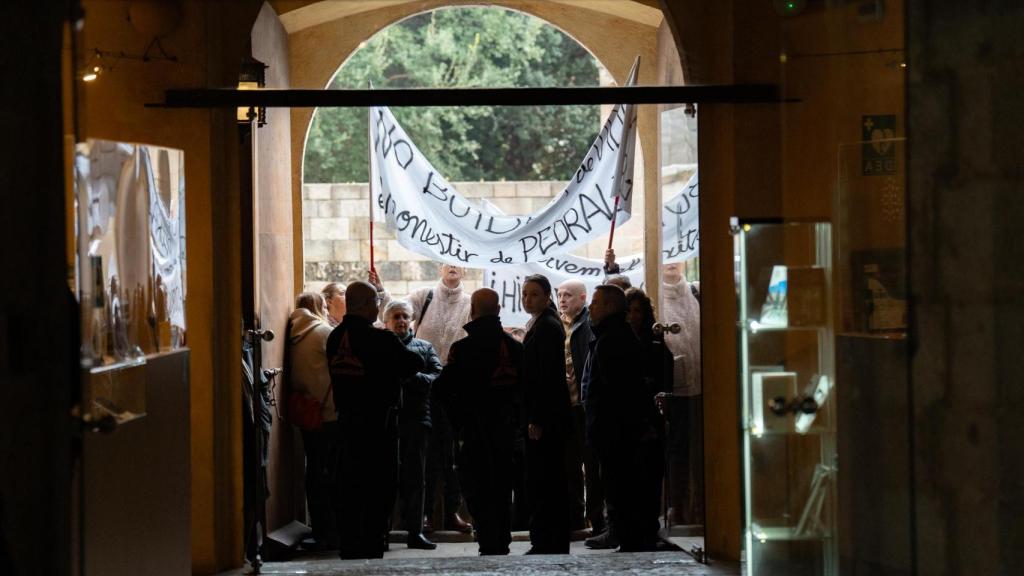 El Monestir de Pedralbes juntament amb les monges clarisses i Jaume Collboni en el dia de Santa Eulàlia
