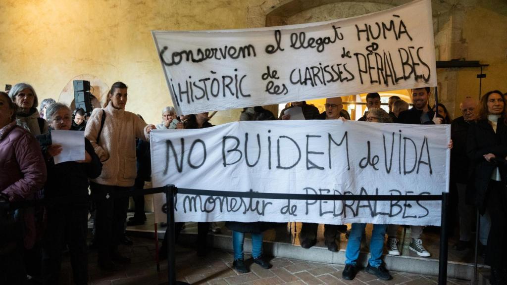 El Monestir de Pedralbes juntament amb les monges clarisses i Jaume Collboni el dia de Santa Eulàlia
