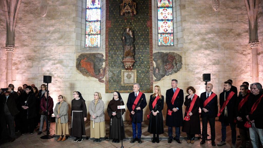 Acto de despedida institucional de las monjas clarisas del monasterio de Pedralbes