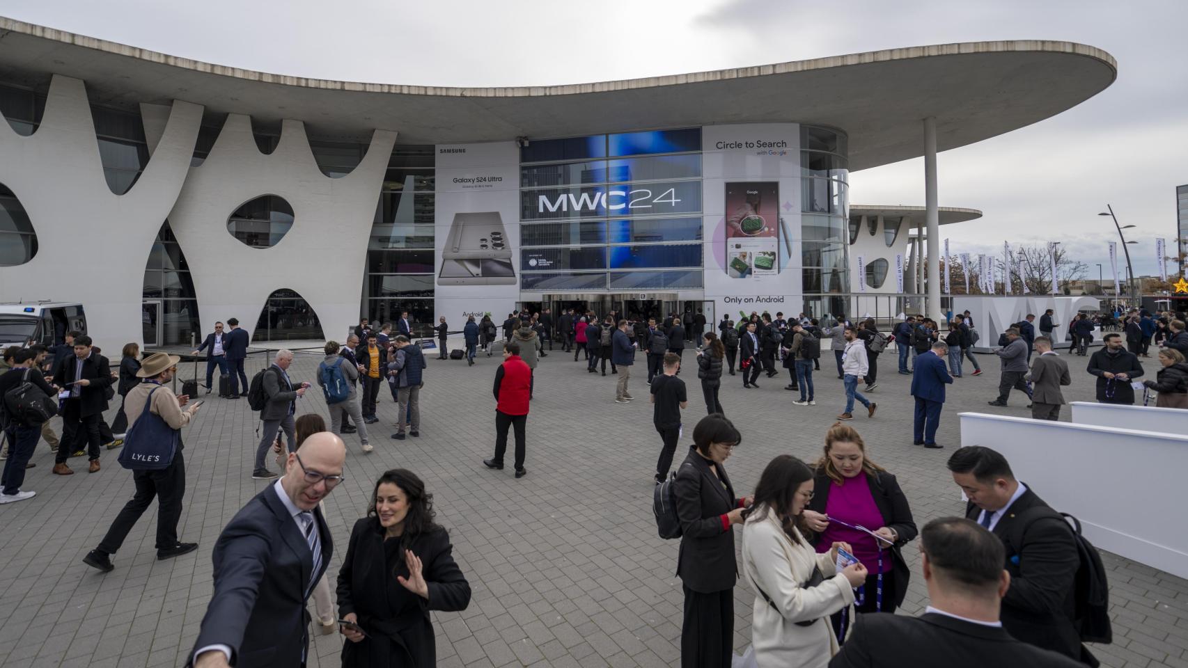 Imagen de archivo del acceso principal al recinto de Fira de Barcelona