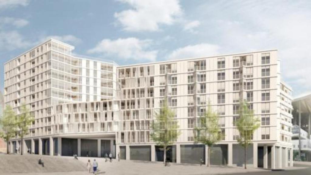 Promoció d'habitatges en una imatge d'arxiu