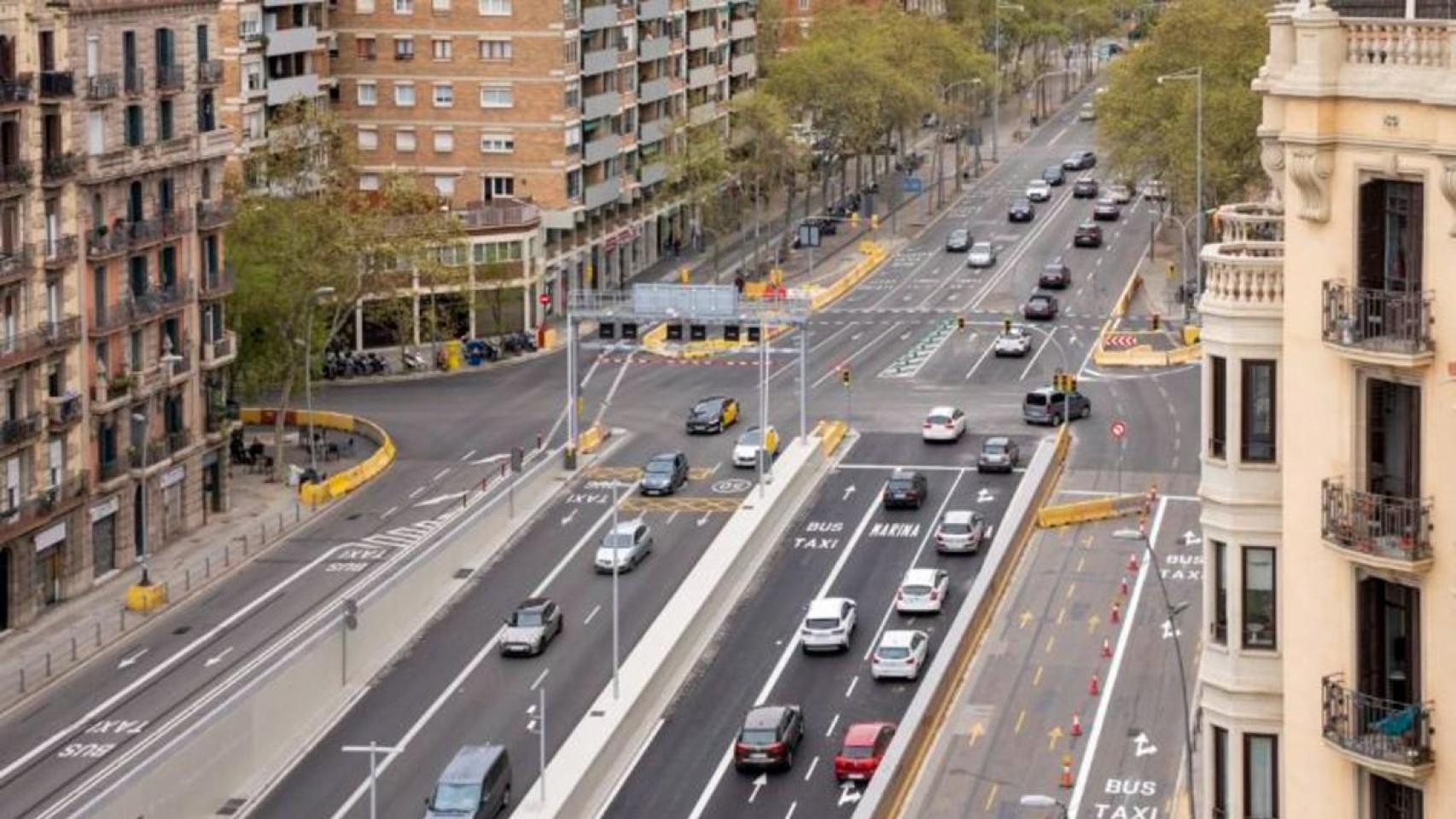 Tráfico en la Gran Via