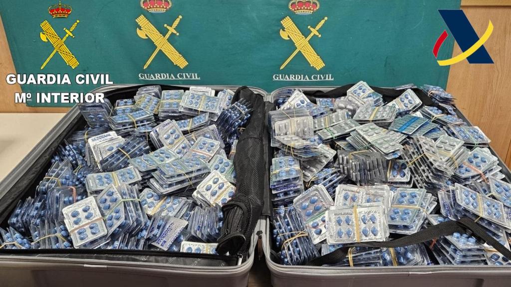 Sildenafil confiscat a l'aeroport de Barcelona