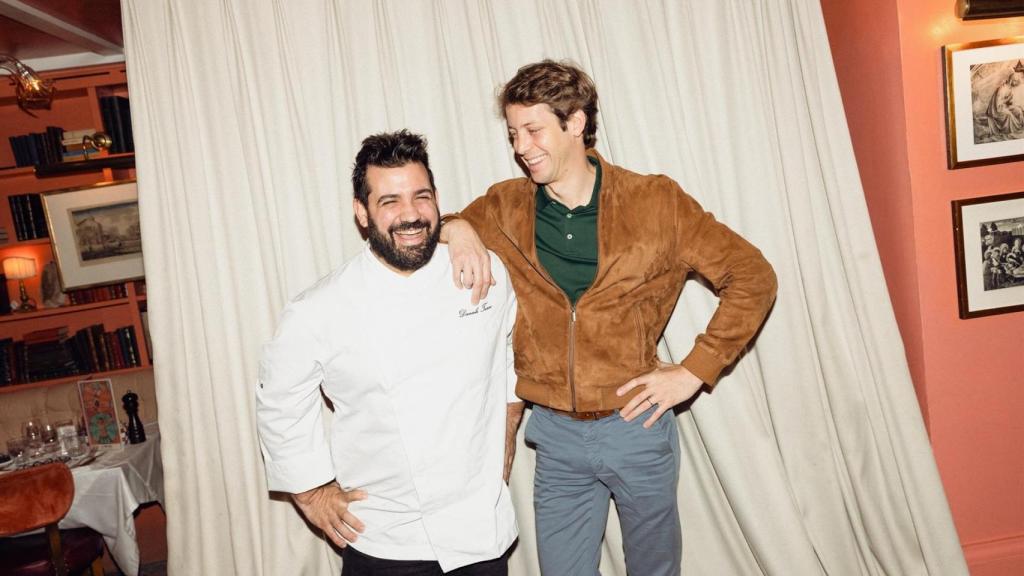 Tigrane Seydoux, fundador de Big Mamma, y el chef ejecutivo Daniele Tasso
