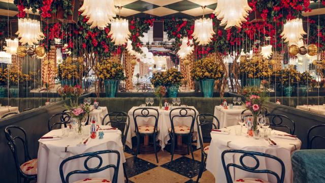 Interior del restaurante Villa Capri del grupo Big Mamma en Madrid