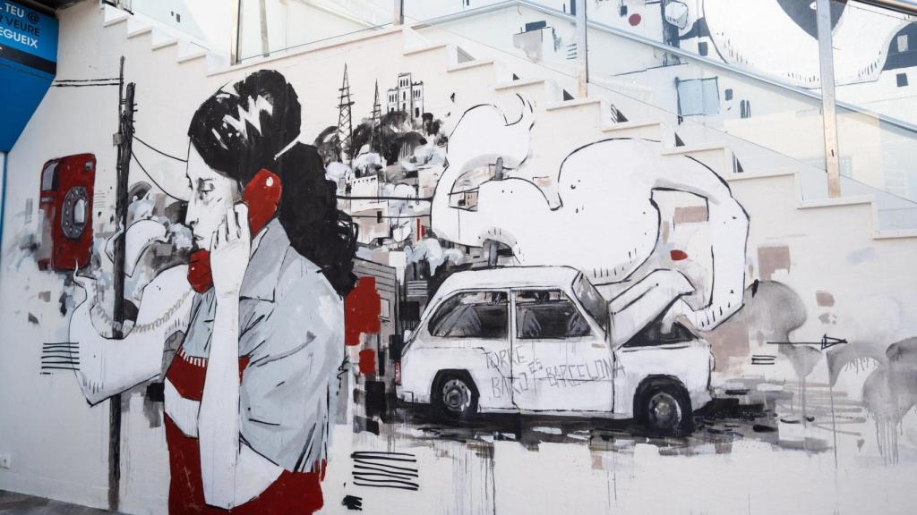 Mural homenatge a Nou Barris per 'El 47'