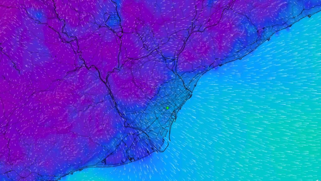 Previsió de la temperatura en una nit d'inversió tèrmica