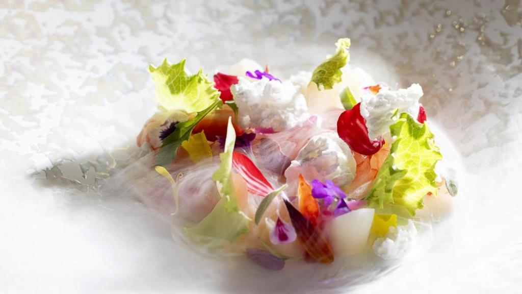 Plato del Restaurante Lasarte