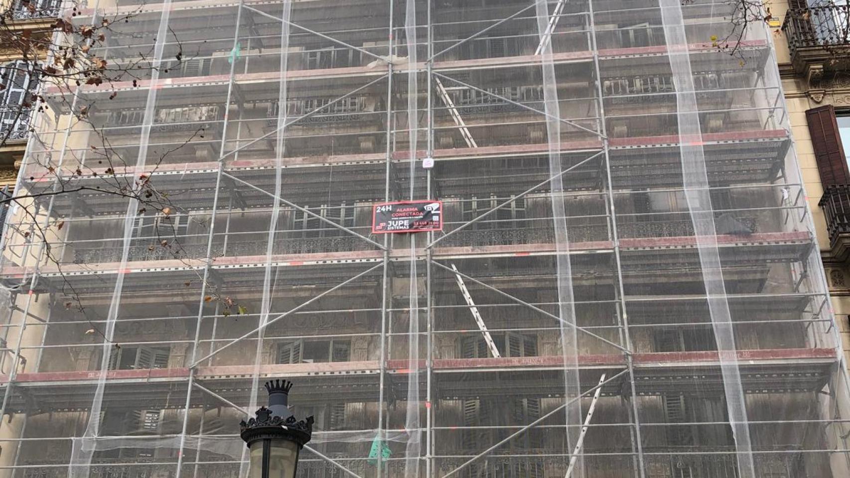 Exterior de la residencia Tàber de Barcelona