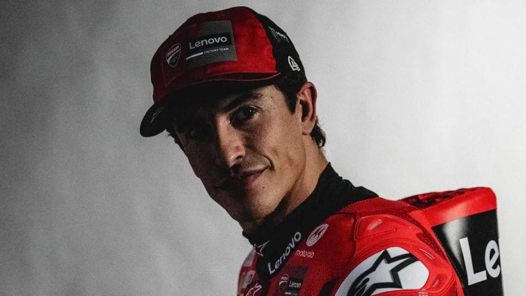 Marc Márquez en una imatge d'arxiu amb Ducati