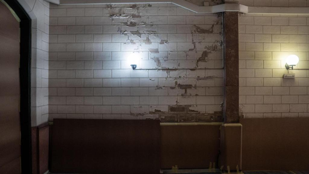 Interior de l'edifici de la residència Tàber