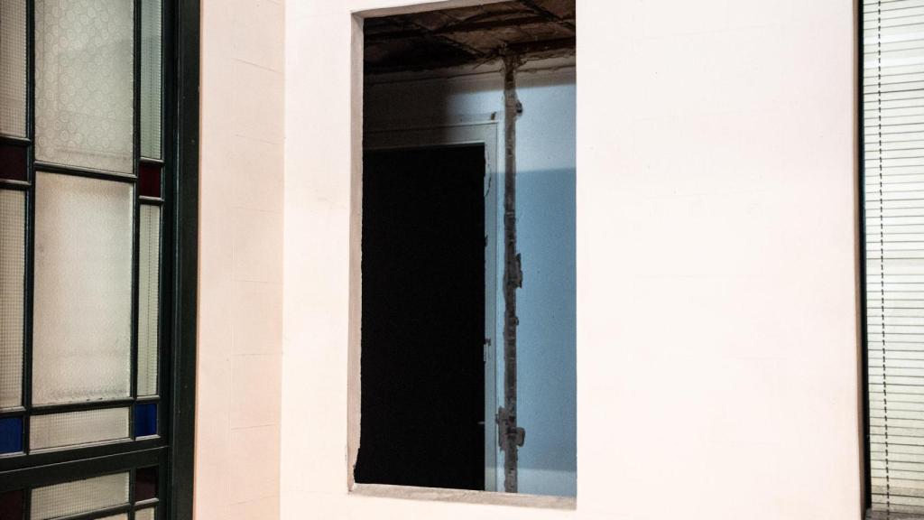 Escalera del edificio de la Residencia Tàber de Barcelona