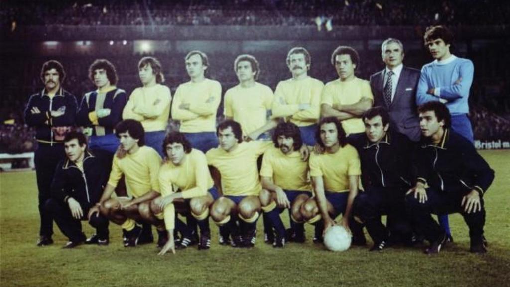 Alineación de la UD Las Palmas en la final de 1978
