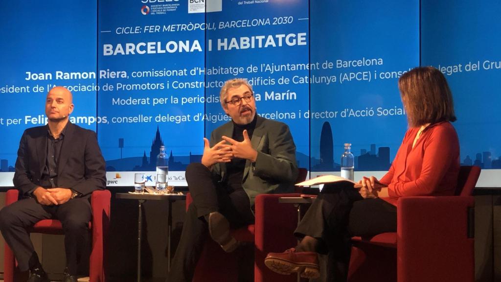 Xavier Vilajoana (Apce) y Joan Ramon Riera (Ayuntamiento de Barcelona)