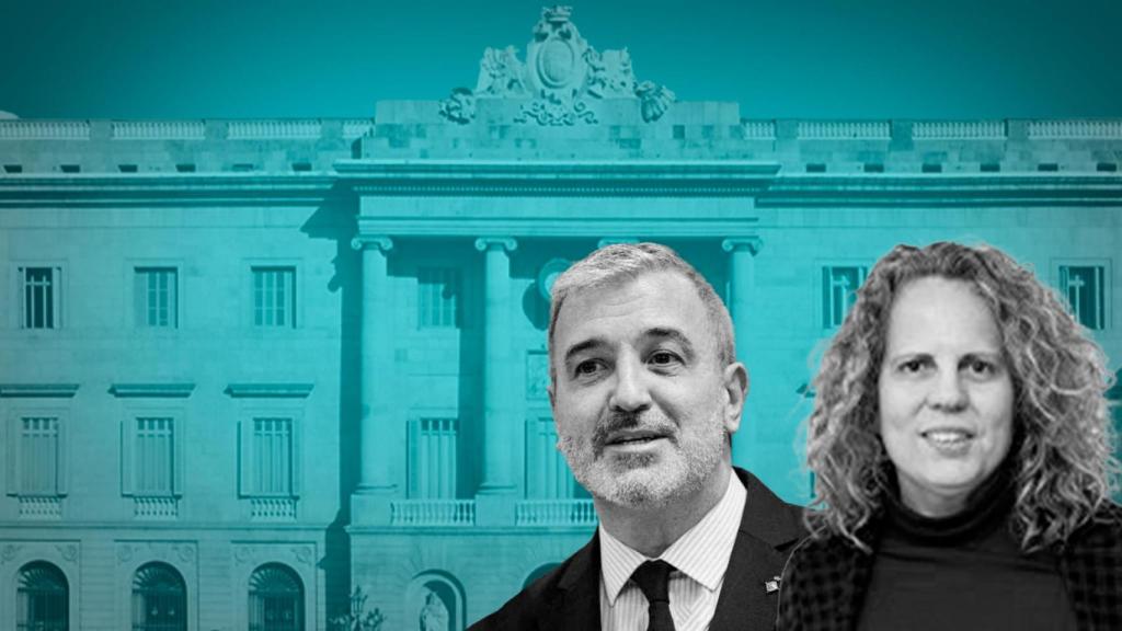 El alcalde de Barcelona, Jaume Collboni, y la Comisionada de Asuntos Europeos, Mar Jiménez