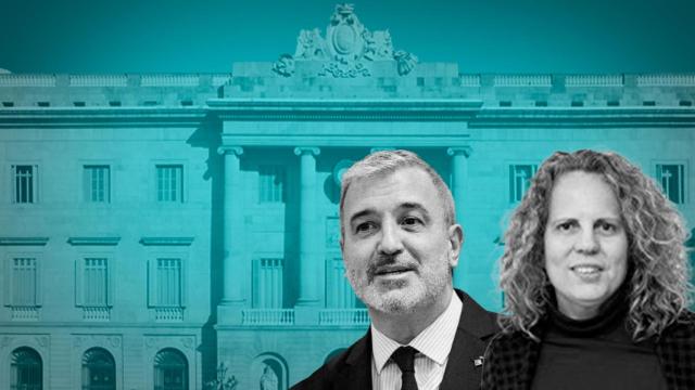 El alcalde de Barcelona, Jaume Collboni, y la Comisionada de Asuntos Europeos, Mar Jiménez