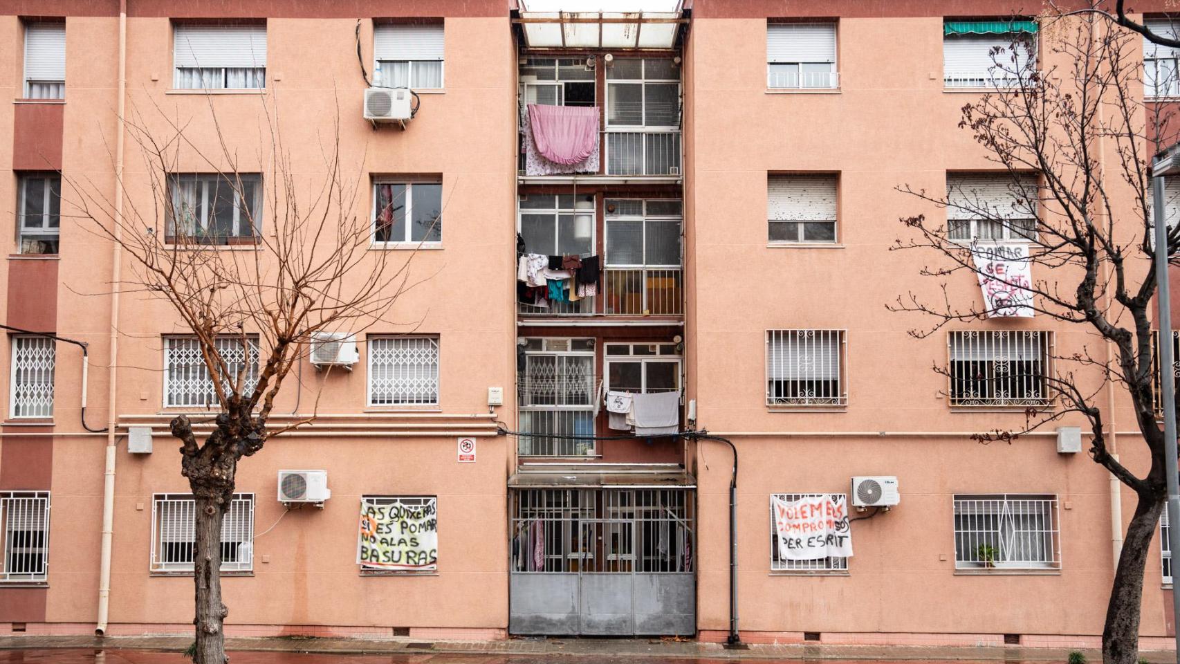 Viviendas del barrio de Pomar