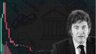 El presidente de Argentina, Javier Milei, y el desplome de $Libra