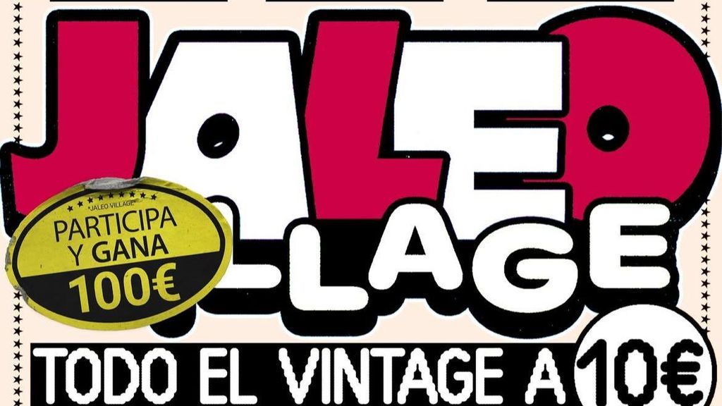 Cartell promocional Jaleo Vintage Barcelona