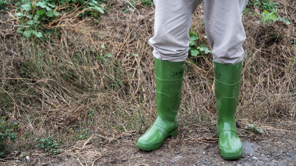 Un agricultor del Parc Agrari del Baix Llobregat