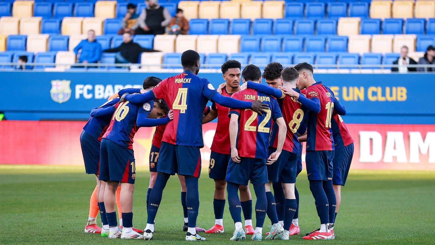 El Barça B se concentra antes de un partido