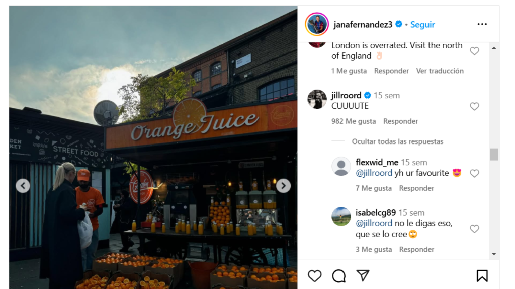 Jill Roord y Jana Fernández, juntas de viaje en Londres