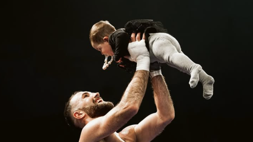 Sandor Martín juntament amb la seva filla Naiara