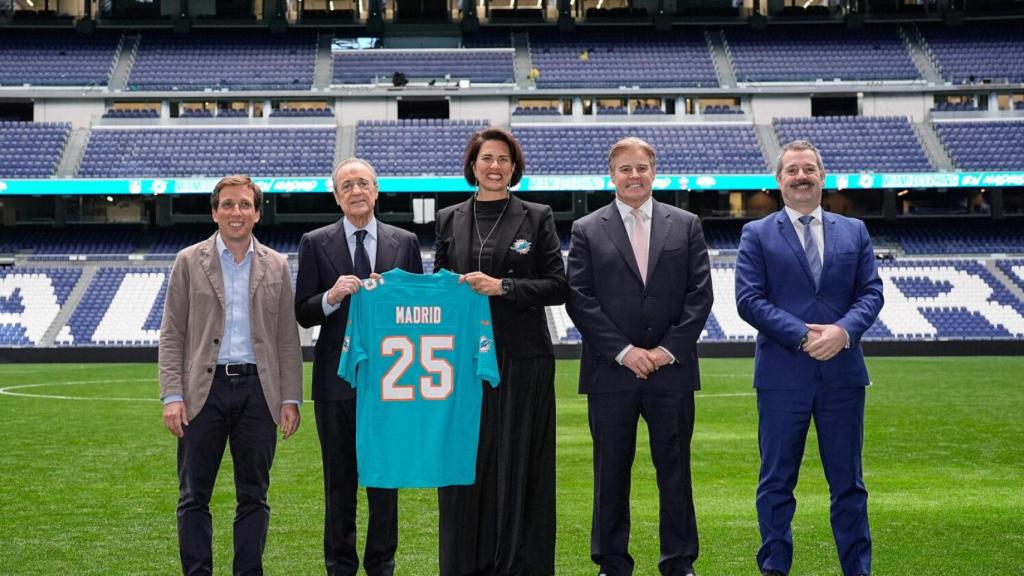 El Real Madrid anuncia su colaboración con la NFL y los Miami Dolphins