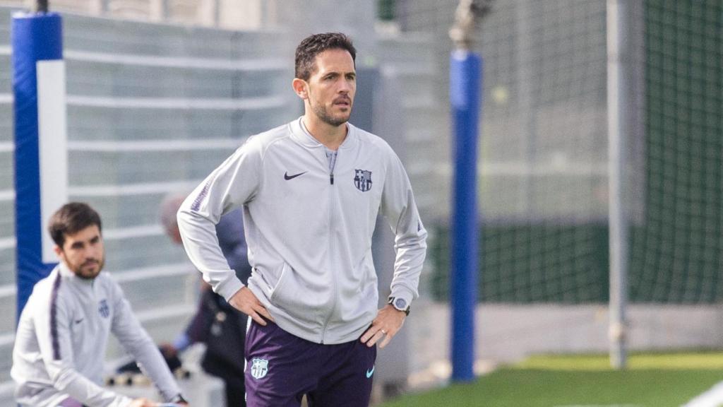 Sergi Milà, durante su etapa en el juvenil A del Barça