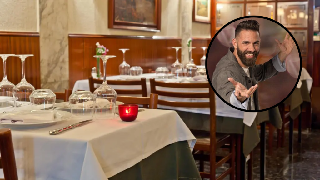 Fotomontaje de Can Miserias y el chef y presentador de 'Joc de Cartes', Marc Ribas