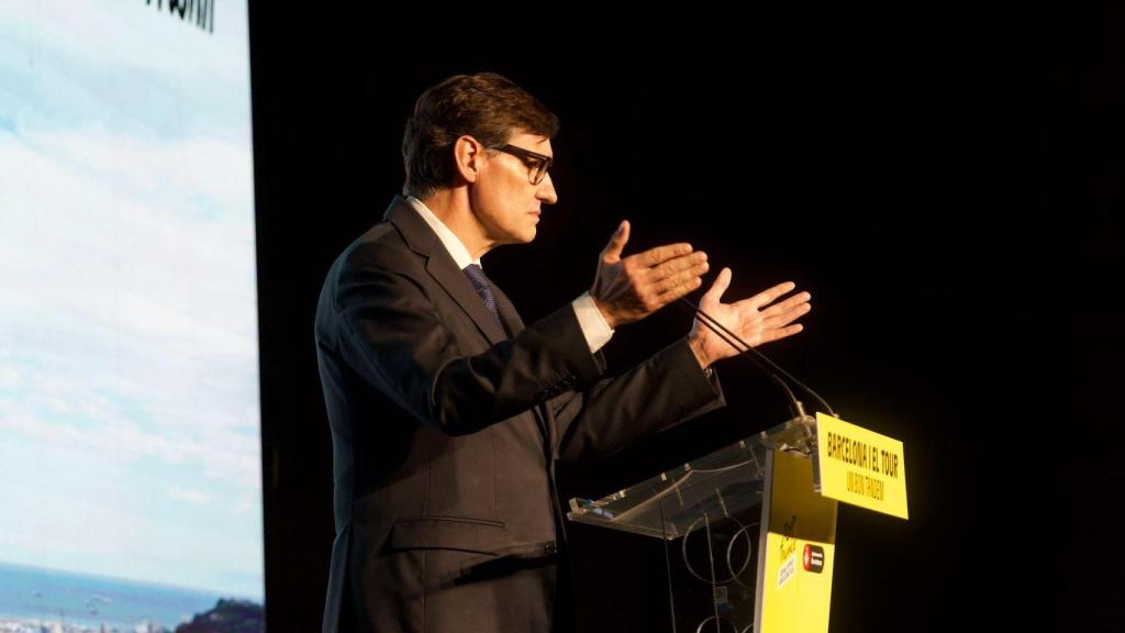 Intervenció del president de la Generalitat, Salvador Illa