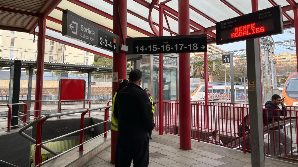 Interior de la estación de L’Hospitalet